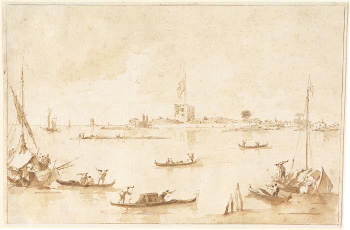 Image for The Fortress of San Andrea from the Lagoon