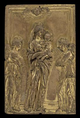 Image for The Virgin and Child with Two Angels