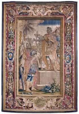 Image for Tapestry showing the Apparition of the Cross before Constantine
