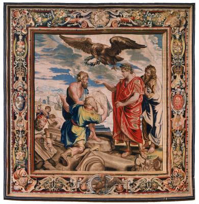 Image for Tapestry showing Constantine Directing the Building of Constantinople