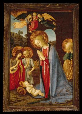 Image for Adoration of the Child with Saints