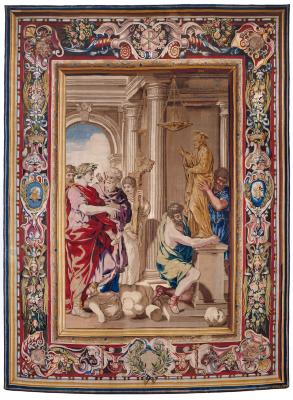 Image for Tapestry showing Constantine Ordering the Destruction of Pagan Idols