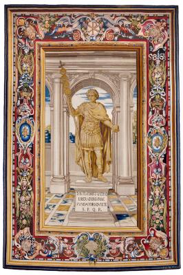 Image for Tapestry showing the Statue of Constantine