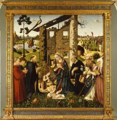 Image for The Adoration of the Child with Saints and Donors