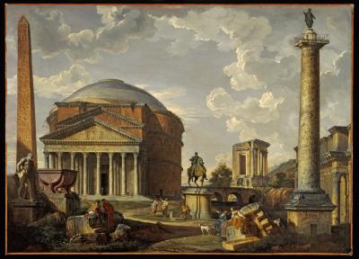 Image for Fantasy View with the Pantheon and other Monuments of Ancient Rome