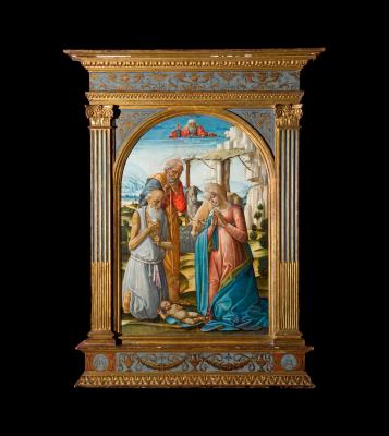 Image for Adoration of the Child with St. Jerome