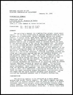 Image for K0163 - Examination summary, 1990