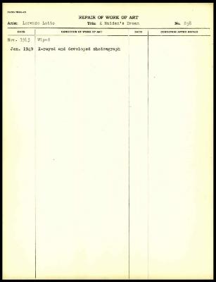 Image for K0291 - Work summary log, 1943-1949