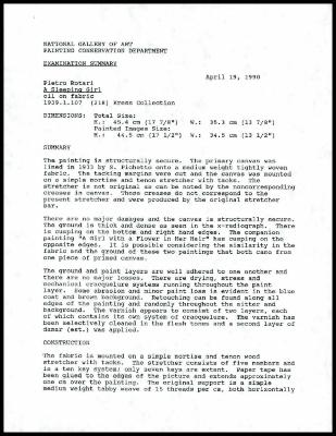 Image for K0228A - Examination summary, 1990