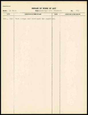 Image for K1392 - Work summary log, 1971