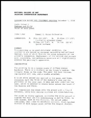 Image for K0481 - Examination summary and treatment proposal, 2006