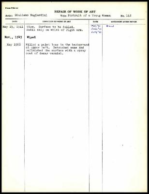 Image for K0049 - Work summary log, 1941-1968