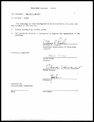 Image for K1127 - Treatment proposal, 1979