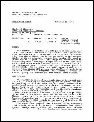 Image for K0284 - Examination summary, 1992