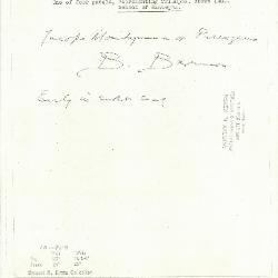 Image for K0010 - Expert opinion by Berenson, circa 1920s-1950s