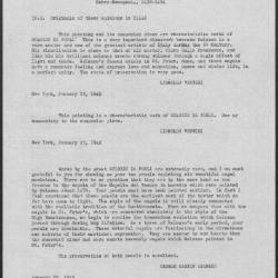 Image for K1329 - Expert opinion by L. Venturi et al., 1942