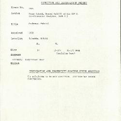 Image for K1915 - Condition and restoration record, circa 1950s-1960s
