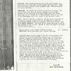 Image for K0022 - Alan Burroughs report, circa 1930s-1940s