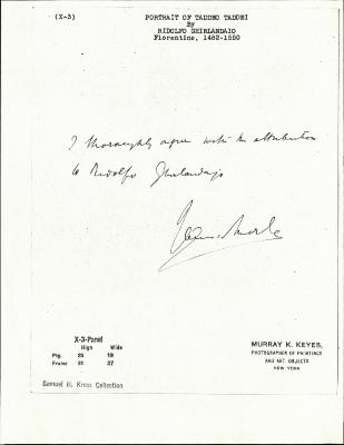 Image for K00X3 - Expert opinion by Marle, circa 1920s-1930s