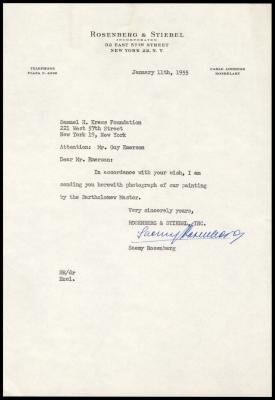 Image for Rosenberg & Stiebel, February 8, 1955