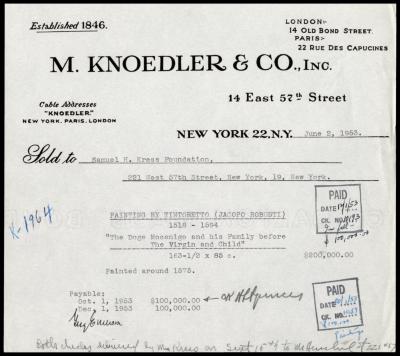 Image for M. Knoedler & Co., June 2, 1953