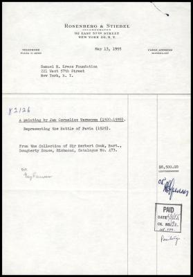 Image for Rosenberg & Stiebel, May 13, 1955 [1]