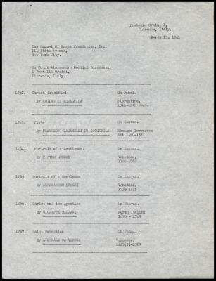 Image for Contini Bonacossi, Alessandro, March 13, 1941 [1]