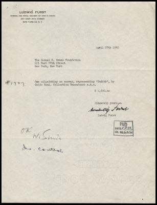 Image for Furst, Ludwig, April 27, 1950