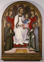 Image for Madonna and Child with Two Angels, Saint Francis and Saint Louis of Toulouse