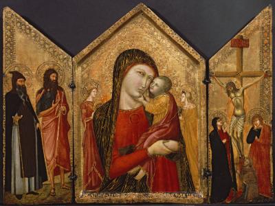 Image for Madonna and Child, Crucifixion, and Saints