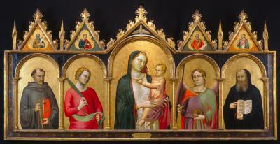 Image for Madonna and Child with Saints; Prophets (Pinnacles)