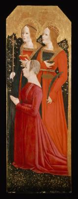 Image for Saints Margaret and Catherine of Alexandria with Donatrix