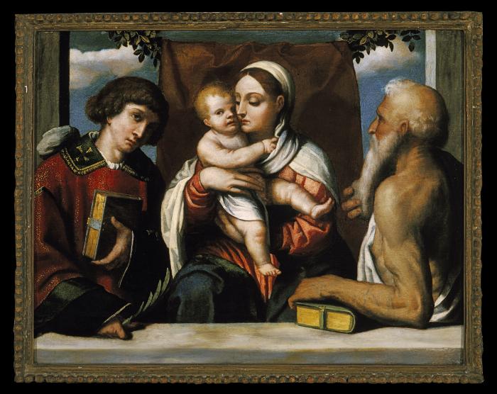 Image for Madonna and Child with Saint Stephen and Saint Jerome