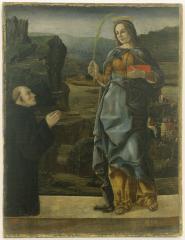 Image for Saint Justina and Donor