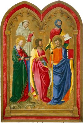 Image for Altar Wing with Five Saints