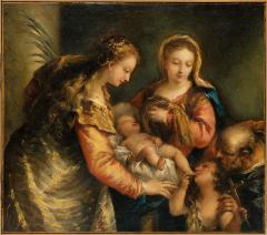 Image for The Holy Family with John the Baptist and Saint Catherine