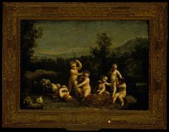 Image for Putti Frolicking with Birds