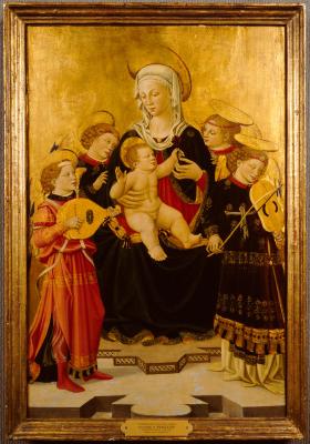 Image for Madonna and Child with Four Angels