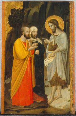 Image for Saint John the Baptist Meets Two Pharisees