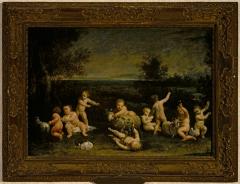 Image for Putti Frolicking with Lambs