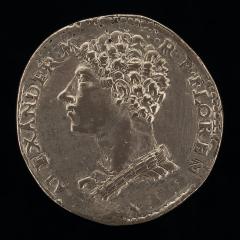Image for Alessandro de' Medici, 1512-1537, 1st Duke of Florence 1523 [obverse]; Saints Cosmos and Damien [reverse]