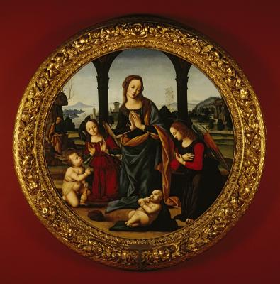 Image for Madonna and Child with Young Saint John The Baptist, Joseph and Angels