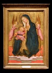 Image for Madonna and Child Adored by Two Angels (also, Madonna of Humility)
