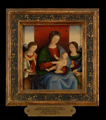 Image for Madonna and Child with the Magdalen and Saint Christina