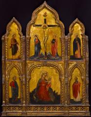 Image for Triptych of the Madonna of Humility, Crucifixion, and Saints