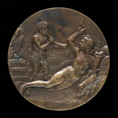Image for Abundance and a Satyr [obverse]; Sleeping Nymph and Two Satyrs [reverse]