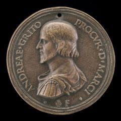 Image for Andrea Gritti, Procurator of St. Mark's, later Doge of Venice [obverse]; Gritti Before the Breached City Wall [reverse]
