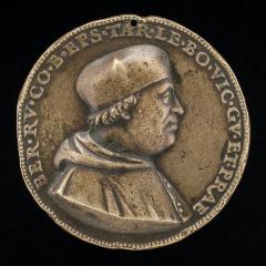 Image for Bernardo de' Rossi, died 1527, Bishop of Treviso 1499, Governor of Bologna 1519-1523 [obverse]; Figure in a Car Drawn by a Dragon and an Eagle [reverse]