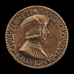 Image for Bartolomeo Panciatichi, 1468-1533, Merchant [obverse]; Arms of Panciatichi [reverse]