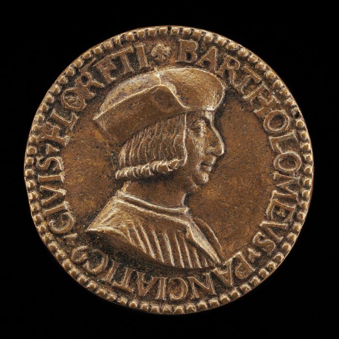 Image for Bartolomeo Panciatichi, 1468-1533, Merchant [obverse]; Arms of Panciatichi [reverse]